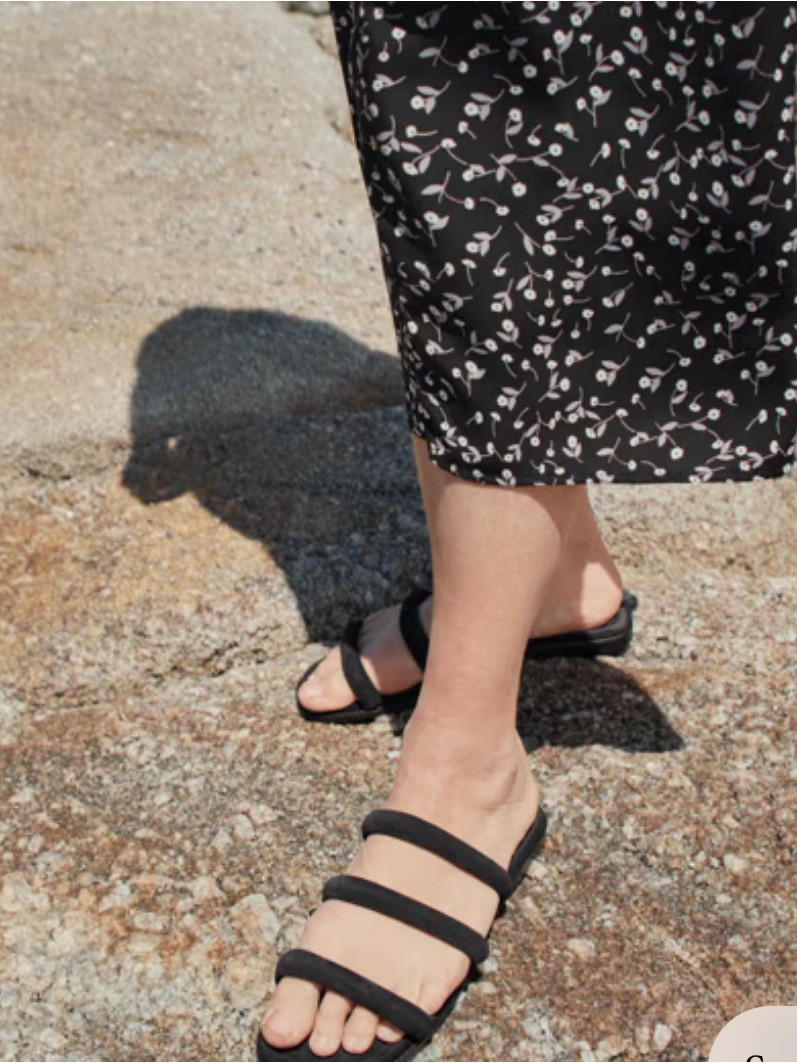Nib The Monroe $248 Sandal | Noir Suede